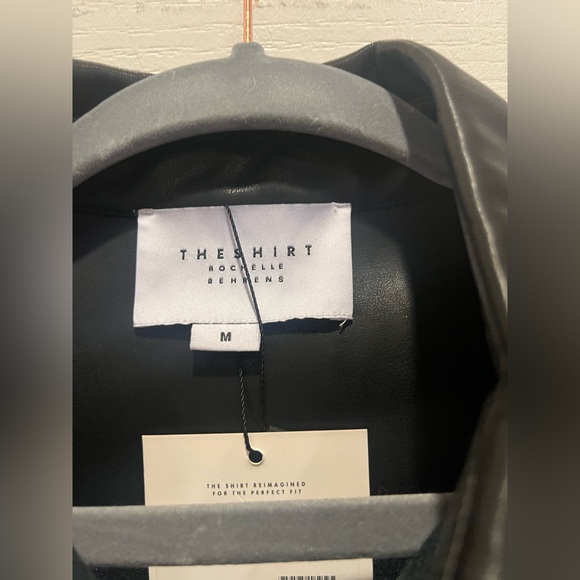 THE SHIRT BY ROCHELLE BEHRENS THE LEATHER DRESS NWT Medium - Picture 9 of 11